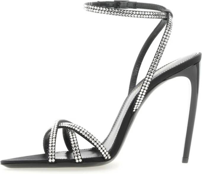 Saint Laurent Stijlvolle Sandaal voor Heren Black Dames