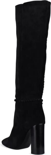 Saint Laurent High Suede Studded Boots - Foto 2