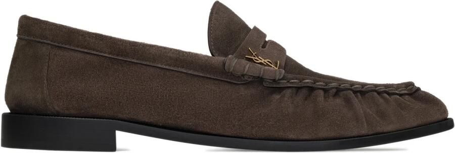 Saint Laurent Suède Loafer Mocassins Elegant Ontwerp