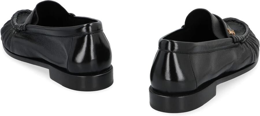 Saint Laurent Le loafer van kalfsleer met lak finish en logo - Foto 2