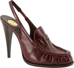 Saint Laurent Le Loafer Slingback Pumps