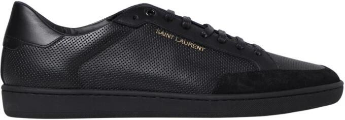 Saint Laurent Leather Low Top Sneakers