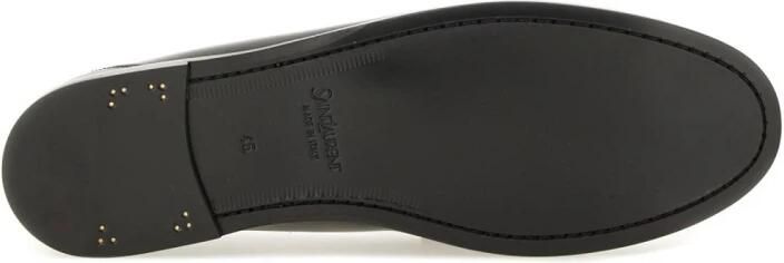 Saint Laurent Leren Mocassins met Monogram Detail - Foto 2