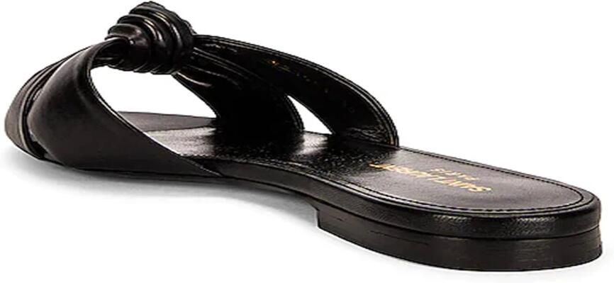 Saint Laurent Leren Slippers - Foto 2