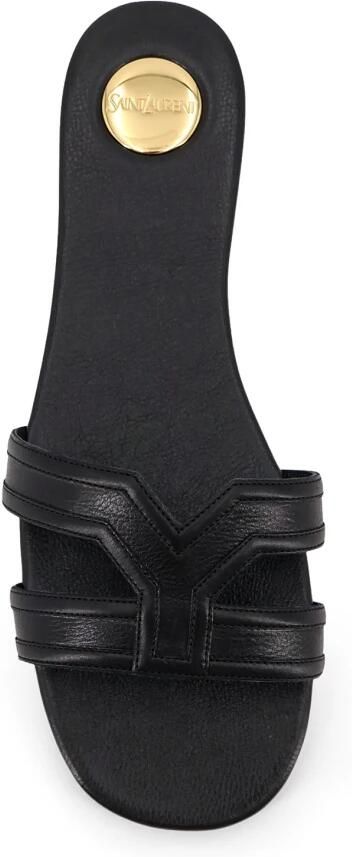 Saint Laurent Leren Slippers - Foto 2