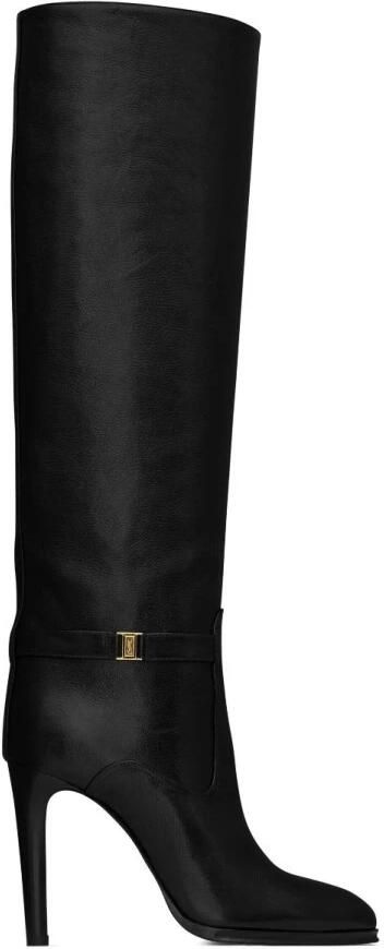Saint Laurent Linda 100mm Pointed-Toe Laarzen