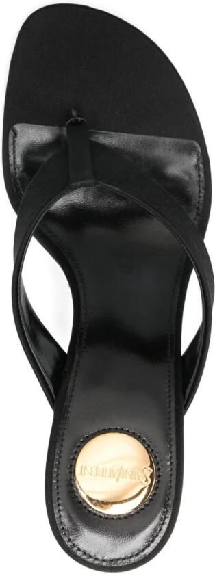 Saint Laurent Logo Heel Thong Sandal - Foto 2