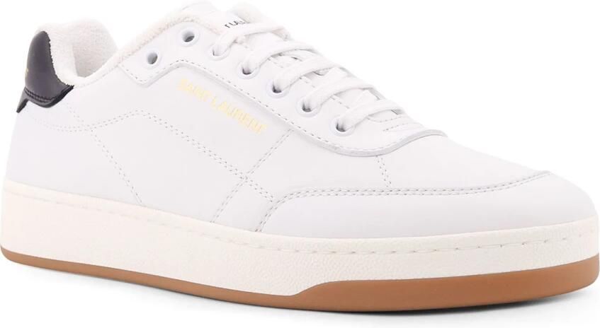 Saint Laurent Witte Sneakers met Logo Patch
