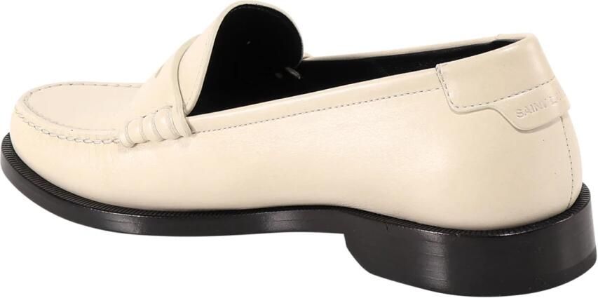 Saint Laurent Luxe Leren Loafers Beige Ss23 Beige Dames - Foto 3