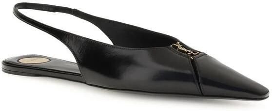 Saint Laurent Moderne Twist Ballerina met Cassandre Handtekening