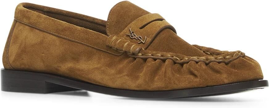 Saint Laurent Bruin leren Penny Strap instappers Brown Heren - Foto 3