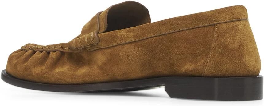 Saint Laurent Bruin leren Penny Strap instappers Brown Heren - Foto 4