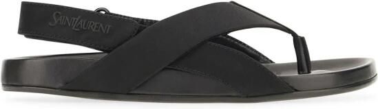 Saint Laurent Platte sandalen