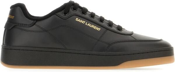 Saint Laurent Leren Vetersneakers - Foto 2