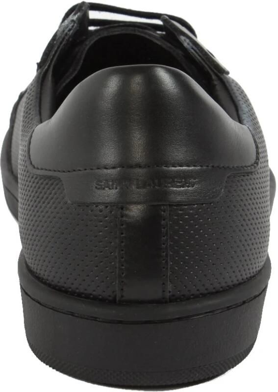 Saint Laurent Sl 10 Lage Top Kalfsleren Sneakers Zwart Heren - Foto 4