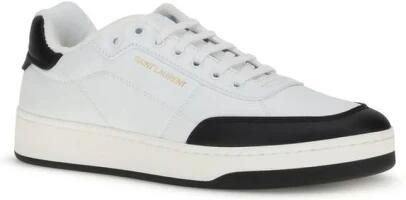 Saint Laurent Sneakers met suède paneel en logo