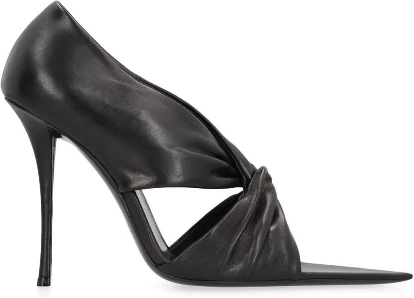 Saint Laurent Twist Detail Pointed Toe Stiletto Pumps