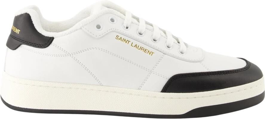 Saint Laurent Witte Leren Manden SL 61