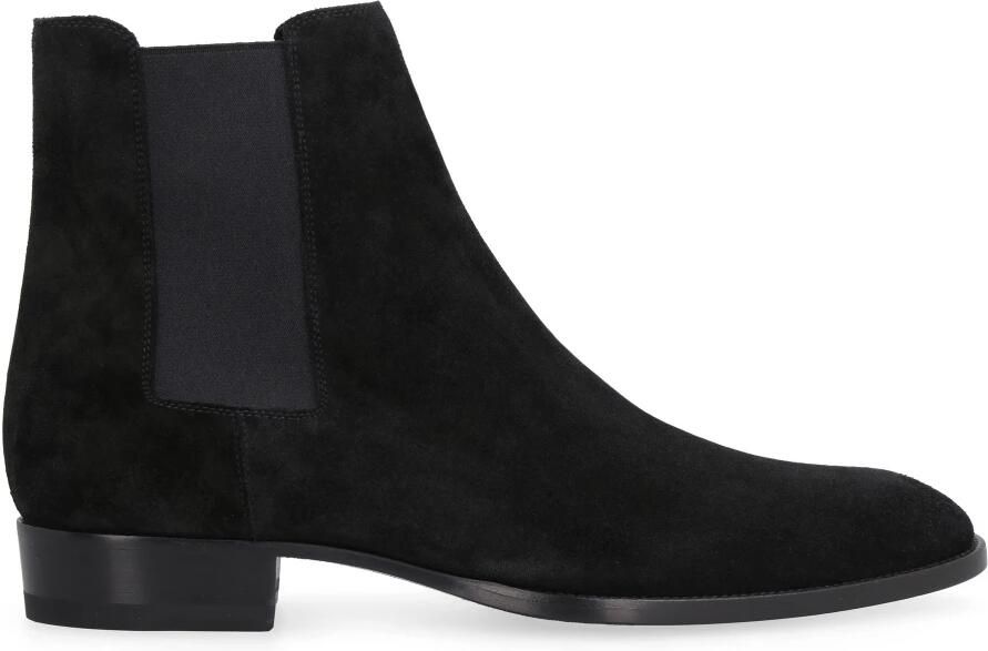 Saint Laurent Verhoog je stijl met Chelsea Boots van kalfsleer Zwart Heren - Foto 3