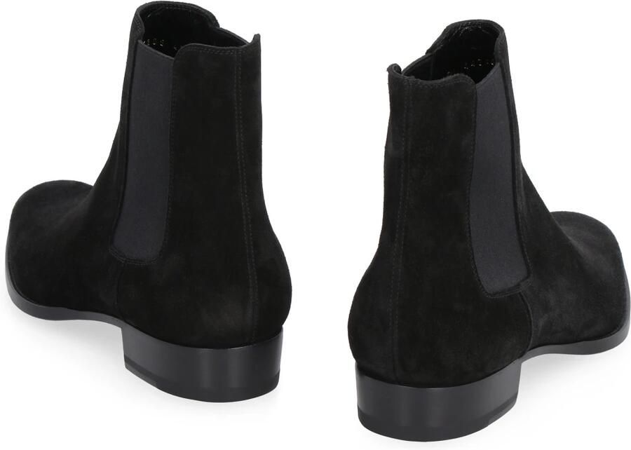Saint Laurent Verhoog je stijl met Chelsea Boots van kalfsleer Zwart Heren