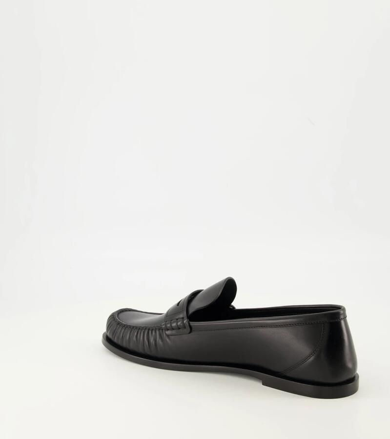 Saint Laurent Zwarte leren heren loafers - Foto 4