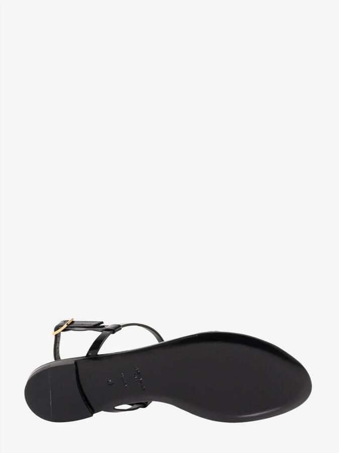 Saint Laurent Zwarte Monogram Leren Sandalen - Foto 2