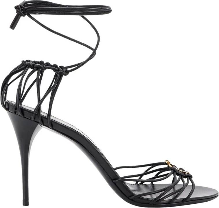 Saint Laurent Sandals Black Dames