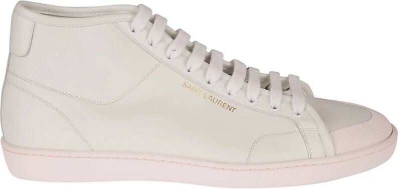 Saint Laurent Sl 39 Mid Top Sneakers Wit Heren