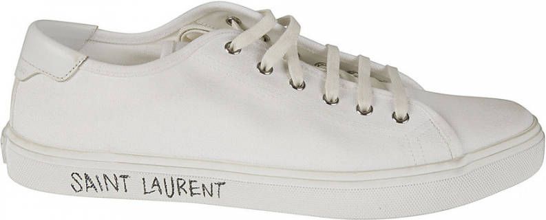 Saint Laurent Witte sneakers met versleten effect White