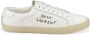 Saint Laurent Court Classic Leren Sneakers White Dames - Thumbnail 4