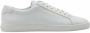 Saint Laurent Witte Lage Vetersneakers met Goudkleurig Logo White Heren - Thumbnail 1