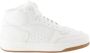 Saint Laurent Hoge leren sneakers White Heren - Thumbnail 1