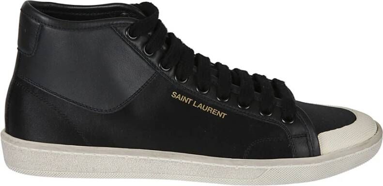 Saint Laurent Zwarte Sneakers Zwart Dames