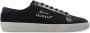 Saint Laurent Court Classic Sl 06 Embroidered Sneakers IN Canvas AND Smooth Leather - Thumbnail 3