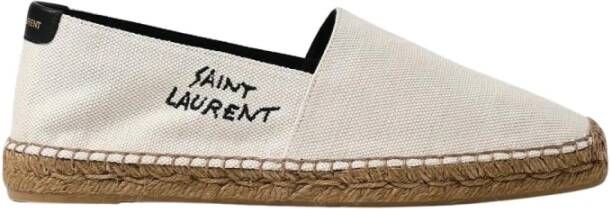 Saint Laurent Stijlvolle Geborduurde Espadrilles Casual Stijl