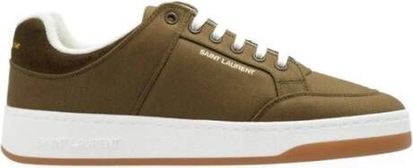 Saint Laurent Stijlvolle ronde neus sneakers met suède