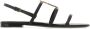 Saint Laurent Zwarte Leren Sandalen met Verstelbare Band Black Dames - Thumbnail 1