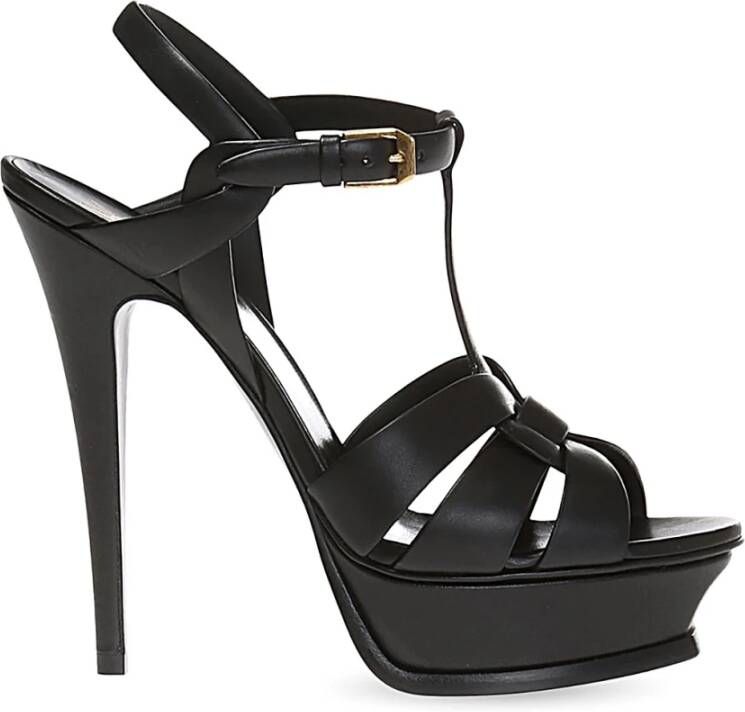 Saint Laurent Stijlvolle Sandalen voor Zomeroutfits Black Dames
