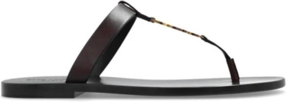 Saint Laurent Stijlvolle slippers voor dagelijks comfort