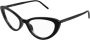 Saint Laurent Stijlvolle Zwarte Leren Sneakers - Thumbnail 1