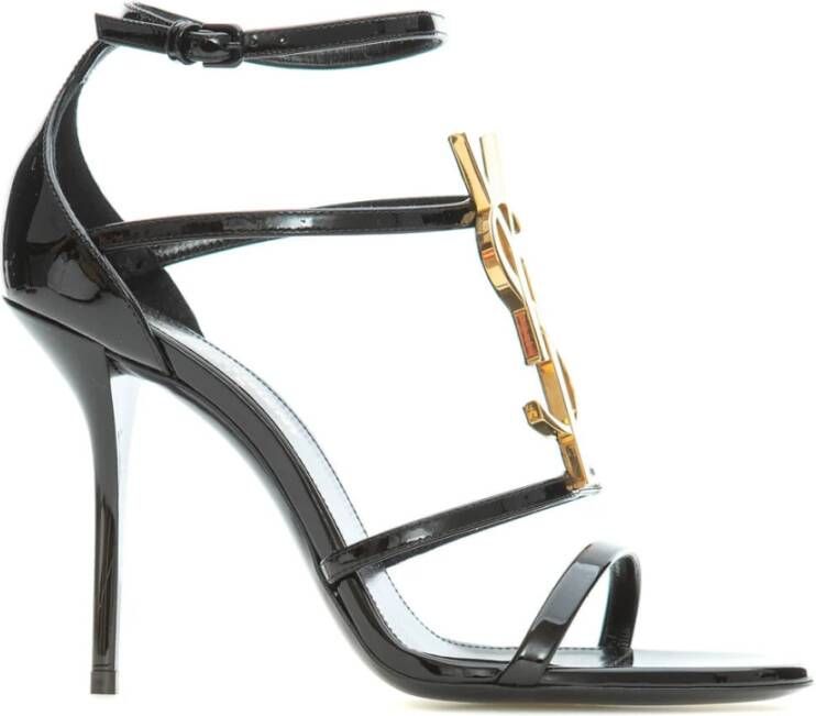 Saint Laurent Stijlvolle Zwarte Sandalen