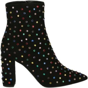 Saint Laurent Stoffen laarzen met 3 5 hak Zwart Dames