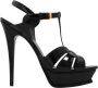 Saint Laurent Tribute sandalen met hak Black Dames - Thumbnail 1