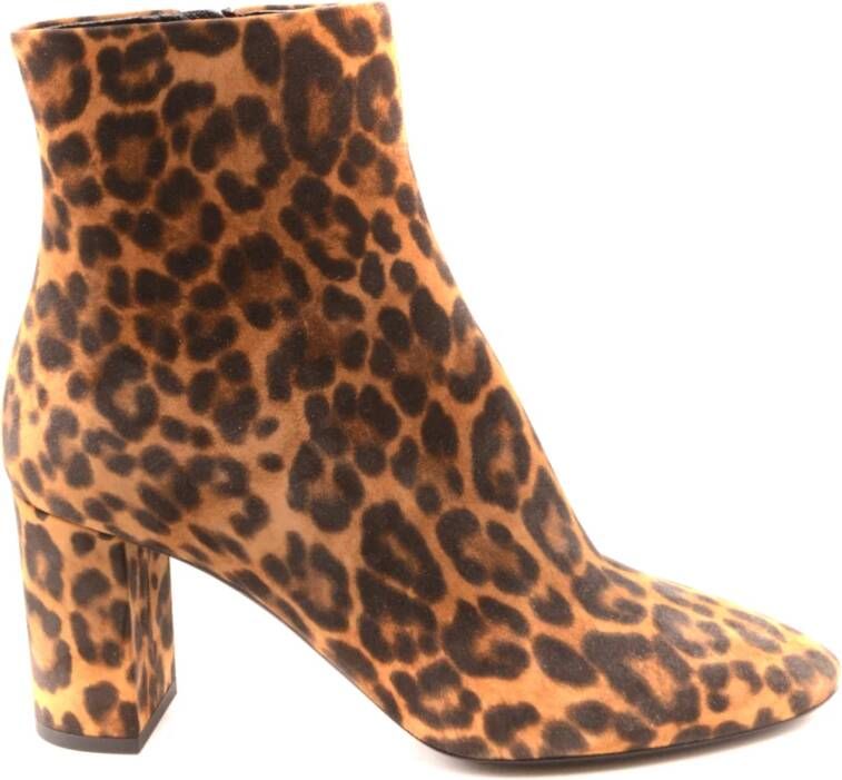 Saint Laurent Verhoog je stijl met Bootie Haklaarzen Meerkleurig Dames