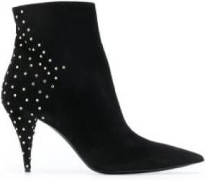 Saint Laurent Verhoog je stijl met Kiki-laarzen Zwart Dames