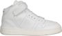 Saint Laurent Versleten Leren Lax Sneakers White Heren - Thumbnail 1
