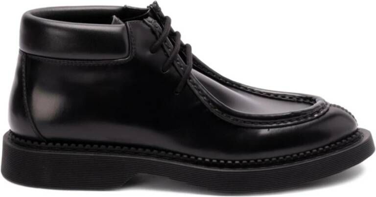 Saint Laurent Veterschoenen Enkellaarsjes Leer Italië Mannen