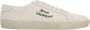 Saint Laurent Vintage Canvas Low-Top Sneakers Beige Dames - Thumbnail 1