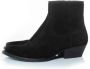 Saint Laurent Vintage Tweedehands Suède Enkellaarzen - Thumbnail 1