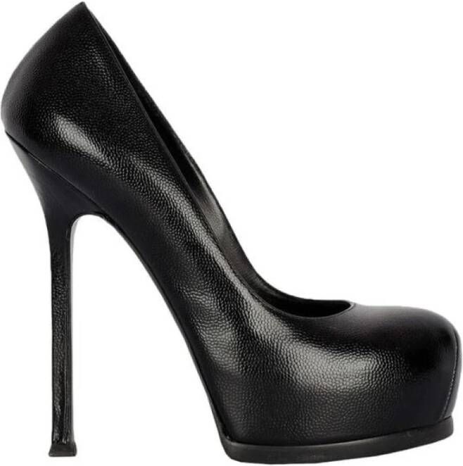 Saint Laurent Vintage Tweedehands Tribute Platform Pump Hakken